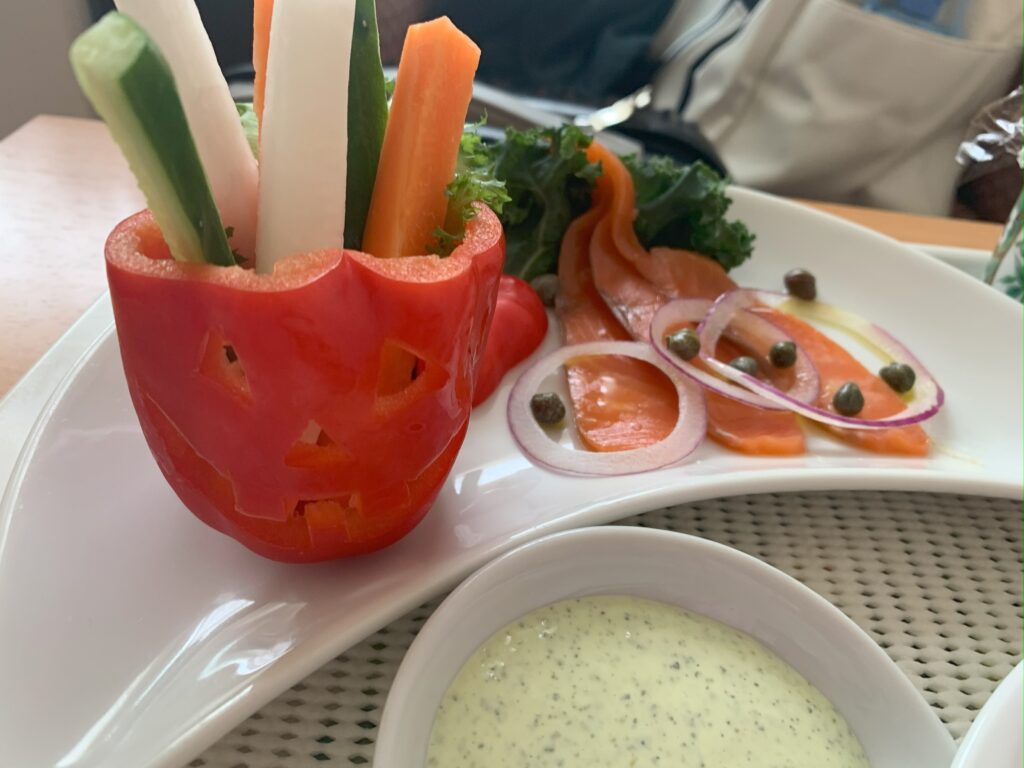 ハロウィン仕様の産婦人科入院食