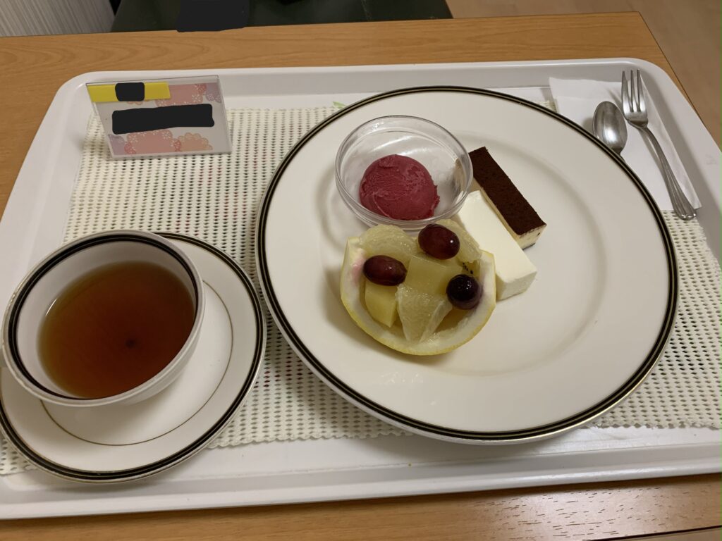 お祝い膳デザート